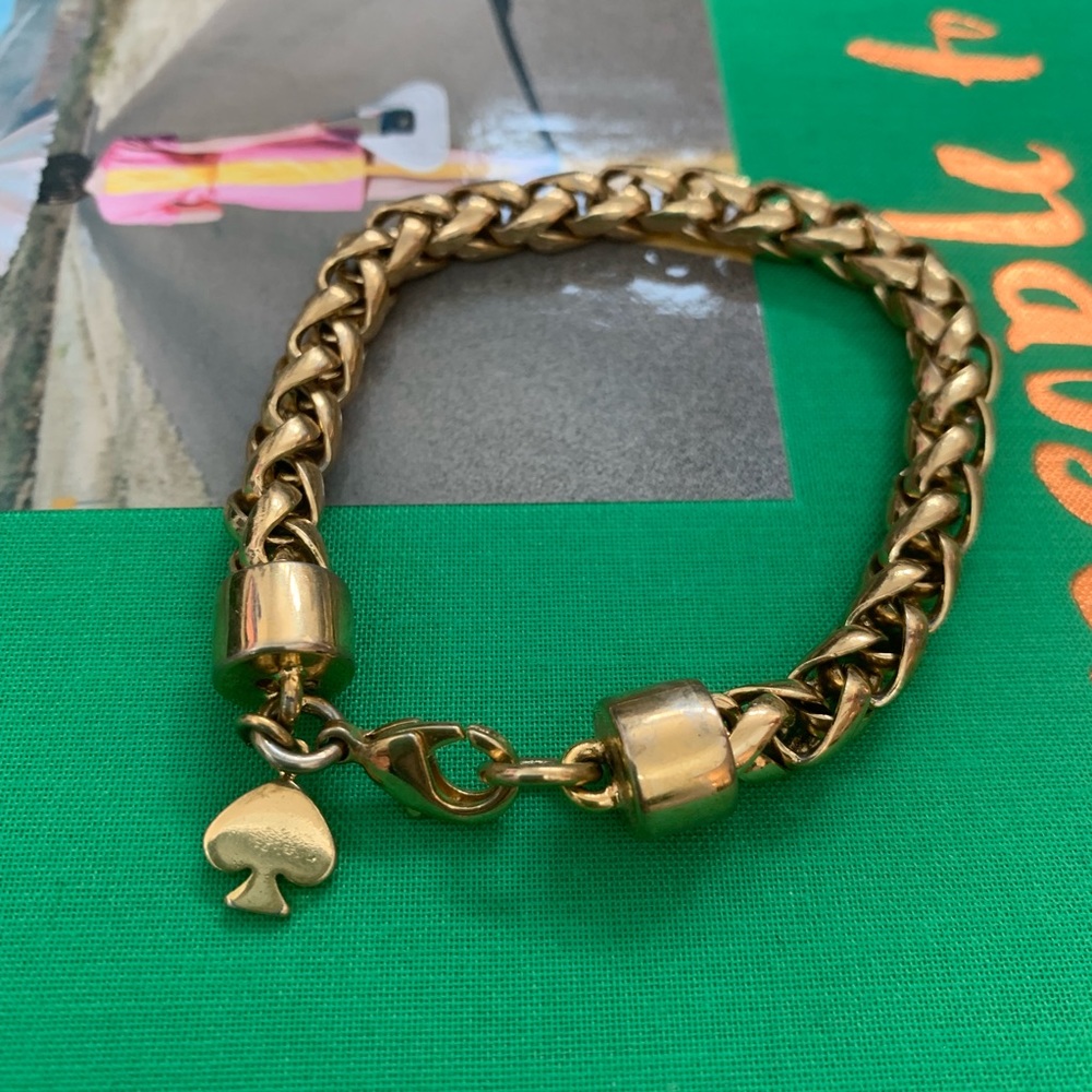 Kate Spade gold chain bracelet